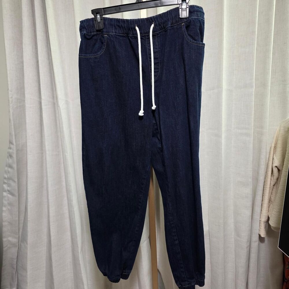 Loft Women's Navy and Blue Jeans